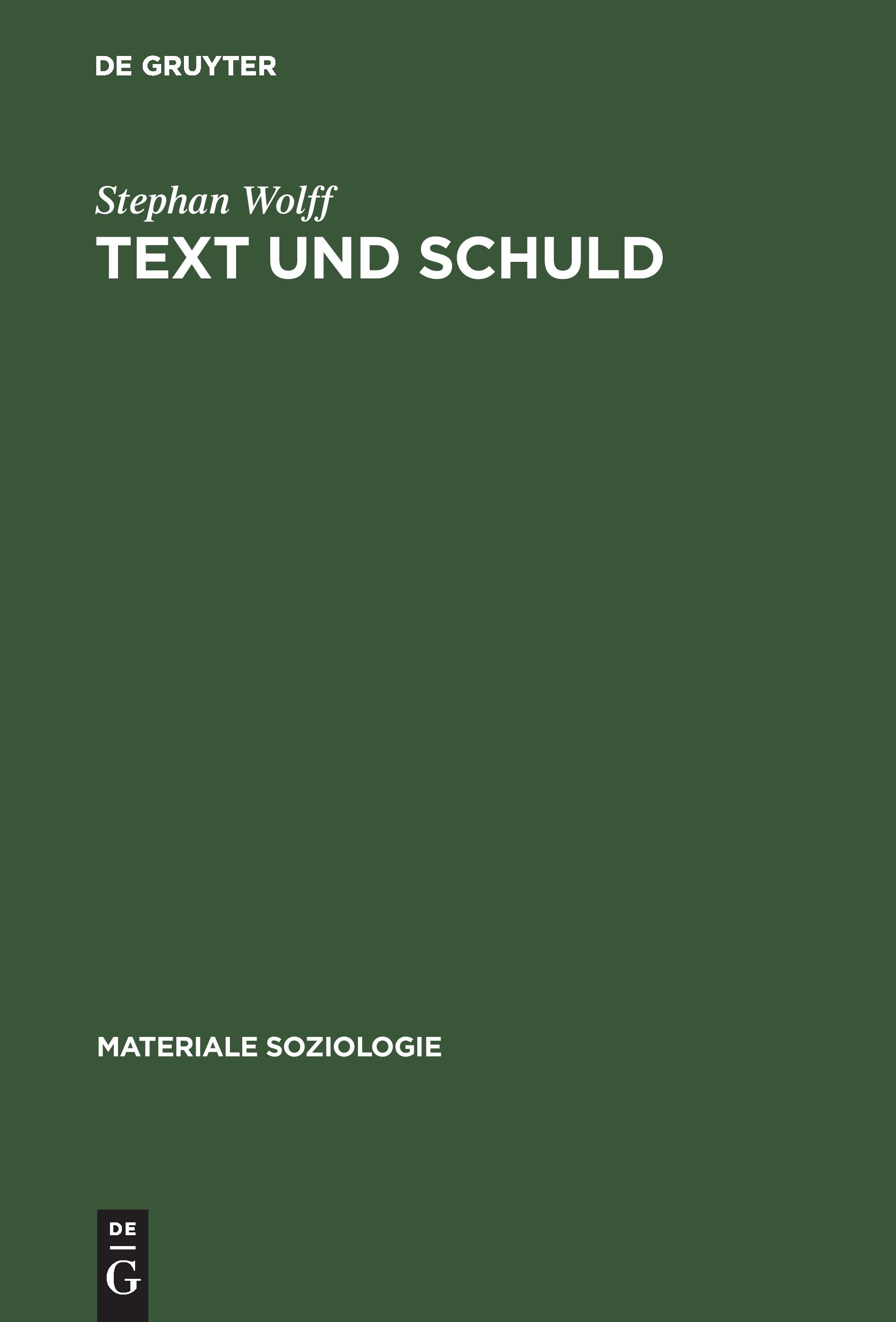 Text und Schuld