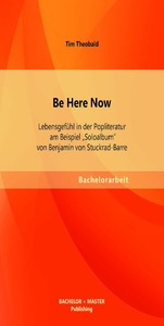 Be Here Now: Lebensgefühl in der Popliteratur am Beispiel 'Soloalbum' von Benjamin von Stuckrad-Barre