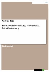 Schutzrechtsberühmung. Schwerpunkt Patentberühmung