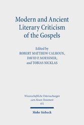 Modern and Ancient Literary Criticism of the Gospels