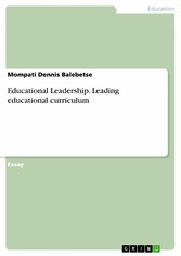 Educational Leadership. Leading educational curriculum