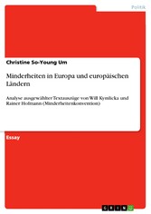 Minderheiten in Europa und europäischen Ländern