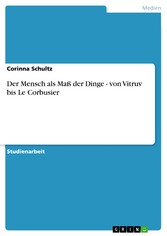 Der Mensch als Maß der Dinge - von Vitruv bis Le Corbusier