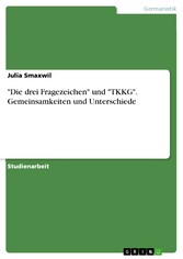 'Die drei Fragezeichen' und 'TKKG'. Gemeinsamkeiten und Unterschiede