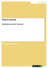 Kalkulatorische Kosten